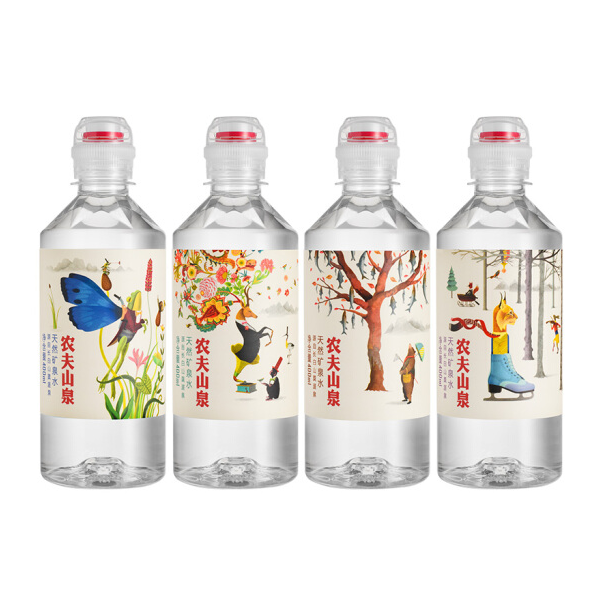 农夫山泉 饮用天然矿泉水 400ml*24瓶 整箱