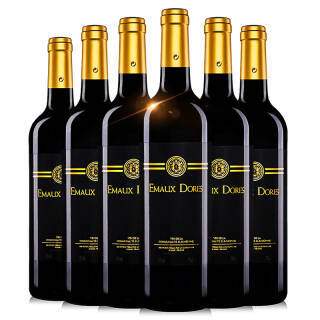 法国进口红酒 埃莫多斯红葡萄酒750ml *6瓶 *5