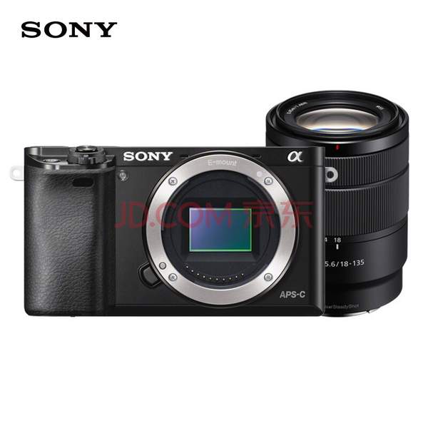 SONY 索尼 ILCE-6000 APS-C 画幅无反相机 黑