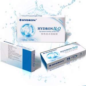 Hydron 海昌 H2O 月拋隱形眼鏡6片裝 贈護理液+伴侶盒 