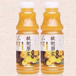 福仁缘 枇杷原浆饮料 450ml*12瓶 