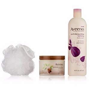 Aveeno 艾维诺 保湿礼盒装（身体乳170g+沐浴露473ml+浴花） Prime会员凑单免费直邮含税