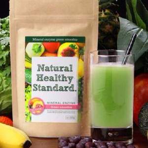 临期清仓，Natural Healthy Standard 青汁酵素瘦身代餐粉 蜜桃味 200g*6袋