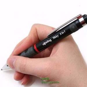 rOtring 红环 Tikky 铅笔/圆珠笔 3合一多功能笔 0.5/0.7mm 4色 