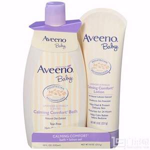 Aveeno 艾維諾 嬰兒保濕舒緩護膚套裝（沐浴露532ml+潤膚霜227g） Prime會員湊單免費直郵含稅