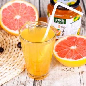 宜蜂尚 蜂蜜柚子茶+柠檬茶460g*2瓶 