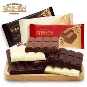 乌克兰进口，ROSHEN 如胜 牛奶充气巧克力85g