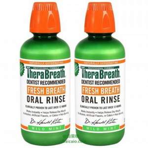 TheraBreath 凱斯博士 清新口氣漱口水 480ml*2瓶 *3件