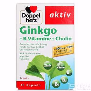 Doppelherz Aktiv 雙心 銀杏葉精華膠囊40粒