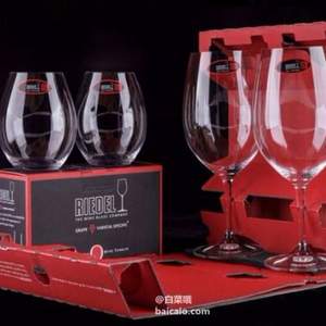 Riedel 醴铎 XL RED WINE + GIFT 2 O 红酒杯+水杯4支组合礼盒装