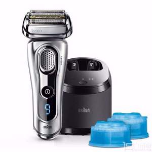 鎮(zhèn)店之寶，Braun 博朗 9290CC 旗艦電動(dòng)剃須刀 帶清潔桶+2盒清潔液