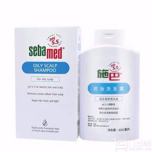 限PLUS会员，Sebamed 施巴 控油洗发露 400ml*2瓶