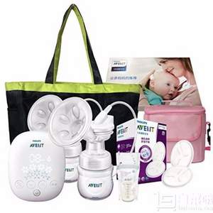 鎮(zhèn)店之寶，AVENT 新安怡 自然系列 雙邊電動吸乳器尊享禮包 SCF303/01