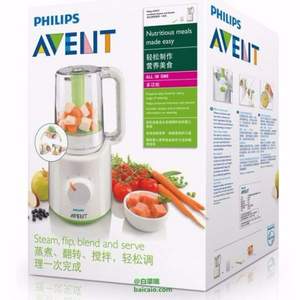 飞利浦 AVENT 新安怡 SCF870 食品蒸制搅拌一体机