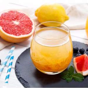 10点开始，福事多 蜜炼柚子茶500g+柠檬茶500g 送玻璃水杯+木勺