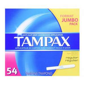 TAMPAX 丹碧丝 导管式卫生棉条 54只*2包 Prime会员凑单免费直邮含税