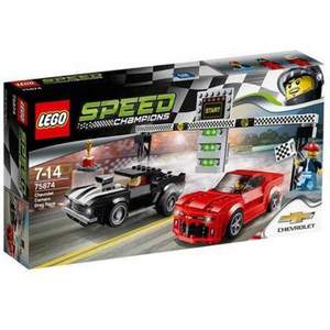 LEGO 乐高 超级赛车系列 75874 雪佛兰Camaro直线竞速赛车 