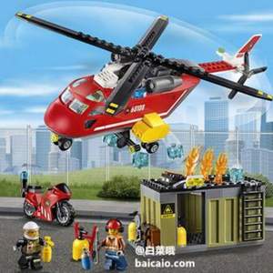 LEGO 乐高 城市系列 60108消防直升机组合 