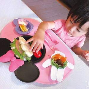 日本锦化成 米妮卡通午餐盘套装 Prime会员凑单免费直邮