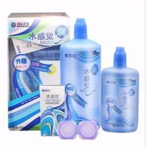 Hydron 海昌 水感覺(jué)潤(rùn)護(hù)理液+潤(rùn)眼液套裝 （500ml+120ml+15ml）