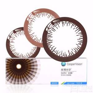 CooperVision 庫(kù)博 幻眸彩色隱形眼鏡日拋10片裝+潤(rùn)眼液+棒子鑷子組合