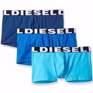 限L码，Diesel 迪赛 男士平角内裤3条装 Prime会员凑单免费直邮
