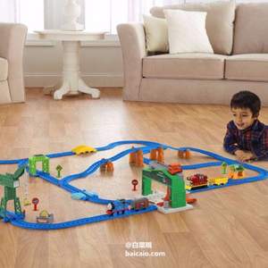 Thomas & Friends 托马斯和朋友 托马斯电动系列 DHC80 百灵顿码头多玩法轨道套装