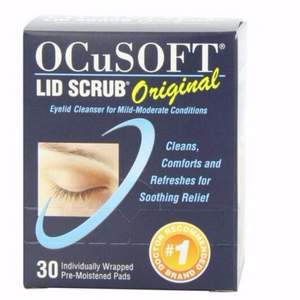 OCuSOFT 眼部清洁卸妆湿巾30片 Prime会员凑单免费直邮