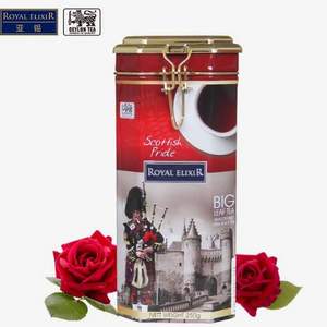 亚马逊中国：镇店之宝，斯里兰卡进口 Royal Elixir 亚锡 苏格兰风味大叶红茶罐装250g