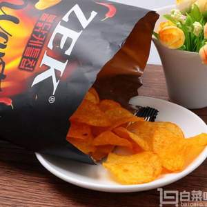 鲜肉老师同款，进口零食 zek 超辣火鸡味马铃薯片60g*3