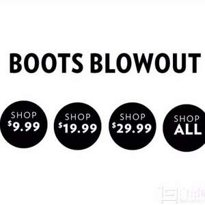 6PM鞋靴类大促  $9.99~$29.99均一价专场