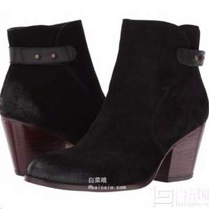 降15刀，Sam Edelman 女士真皮短靴 两色 2.1折 新低$29.99