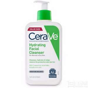 CeraVe 低泡温和保湿泡沫洁面乳 473ml
