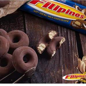 限地区，西班牙进口 Filipinos巧圈圈 黑/白/牛奶巧克力脆3味乐享装 405g*2份