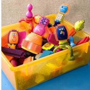 <span>白菜！</span>B.Toys 布萊斯特鬃毛積木 75粒套裝 帶收納盒 Prime會員湊單免費直郵