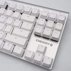 CHERRY 樱桃 MX-Board 8.0 全铝镁合金 87键背光机械键盘 白色3轴