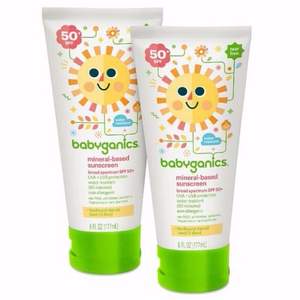Babyganics 甘尼克寶貝 防水型嬰兒防曬霜SPF50 177ml*3支 
