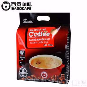 越南進口，西貢咖啡 原味 三合一速溶咖啡900g*2袋 贈杯子+試飲裝