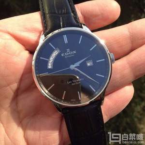 EDOX 依度 Les Vauberts系列 83010-3N-NIN自动机械男表 $319 免费直邮