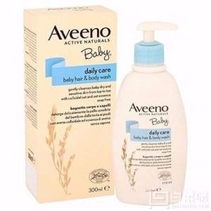 Aveeno 艾维诺 婴幼儿洗发露沐浴液二合一 300ml Prime会员凑单免费直邮含税