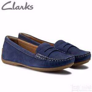 Clarks 其乐  Doraville Nest 女士真皮一脚蹬豆豆鞋 Prime会员免费直邮含税