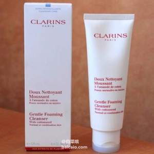 补货，CLARINS 娇韵诗 温和型棉花籽泡沫洁面乳 125ML Prime凑单免费直邮含税