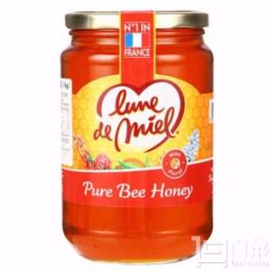 限地区，Lune de miel 蜜月 法国进口 原味蜂蜜1kg*3瓶