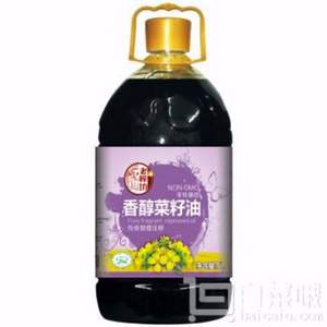 非转基因，老榨坊 香醇菜籽油 5L*3桶