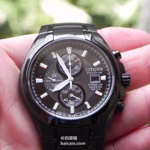 金盒特价，CITIZEN 西铁城 CA0265-59E 光动能钛合金男表 2.7折 新低$139.99