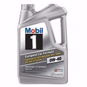 米国版，Mobil 美孚1号全合成机油 0W-40 5夸脱