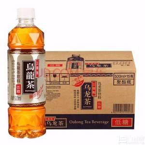 限地区，SUNTORY 三得利 低糖乌龙茶 500ml*15瓶*4件+凑单品 120元