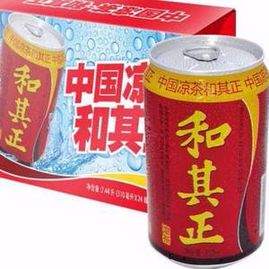 京东商城：和其正 凉茶植物饮料罐装 310ml*24瓶
