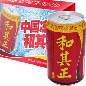 和其正 凉茶植物饮料罐装 310ml*12瓶