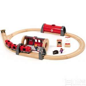 六一好禮，BRIO BR33513 聲光地鐵車站套裝+湊單品